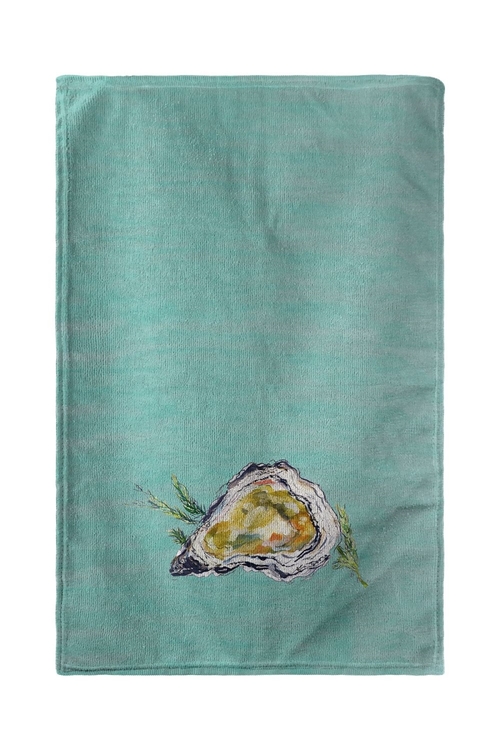 Betsy Drake BT121C Oyster Teal Beach Towel - 30 x 50 in.