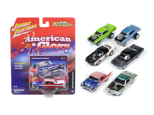 Street Freaks Release 1-A, Set of 6 cars 1/64 Diecast Model Cars by