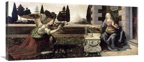 Global Gallery GCS-277236-44-142 44 in. Annunciation Art Print - Leona