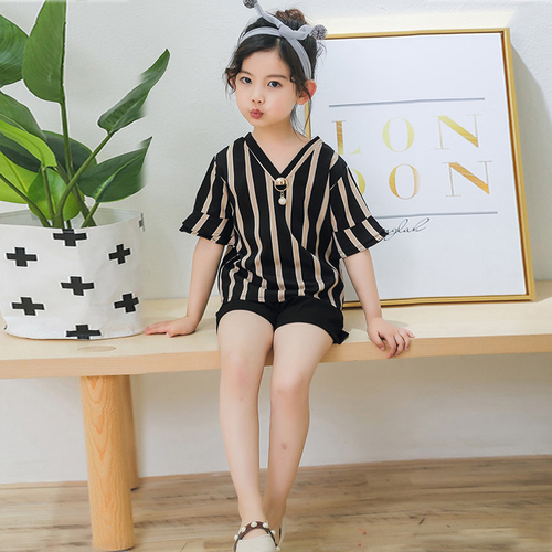 Cute Baby Outfits Short sleeve Flare Sleeve