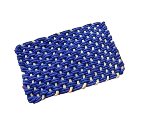 Fine Plastic Elegant Classy Trendy Alluring Doormat (Blue)