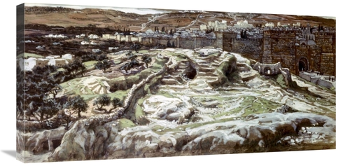 Global Gallery GCS-280242-36-142 36 in. Calvary From the Walls of Hero