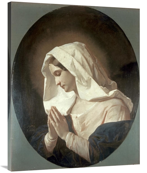 Global Gallery GCS-278628-40-142 40 in. Madonna in Prayer Art Print - 