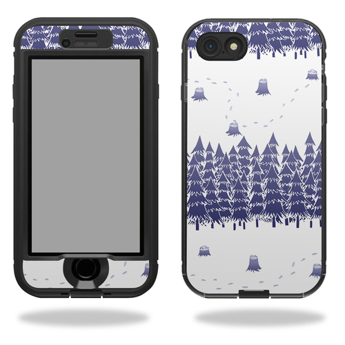 MightySkins LIFNLIP8-winter fox maze Skin for Lifeproof Nuud iPhone SE