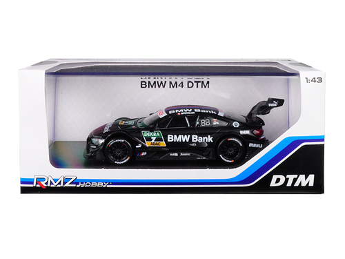 BMW M4 DTM #7 \BMW Bank\" 1/43 Diecast Model Car by RMZ City"