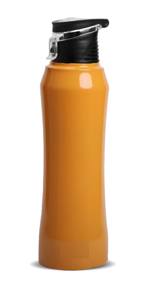 Mustard Single Stainless Steel Solid Water Bottle 1 L