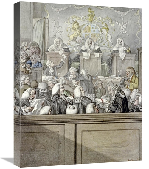 Global Gallery GCS-267939-22-142 22 in. The Lawyers All Alive in Westm