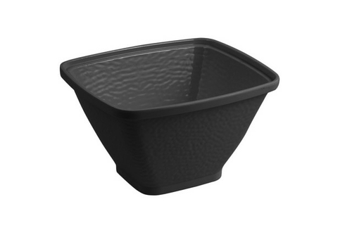 Bon Chef 53303BLACK 10.25 x 9 x 6 in. Dynasty Square Bowl, Black