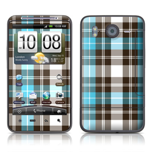DecalGirl HIPR-PLAID-TUR HTC Inspire 4G Skin - Turquoise Plaid