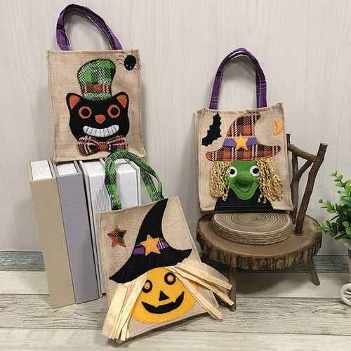 Halloween Pumpkin Witches Candy Bag For Child