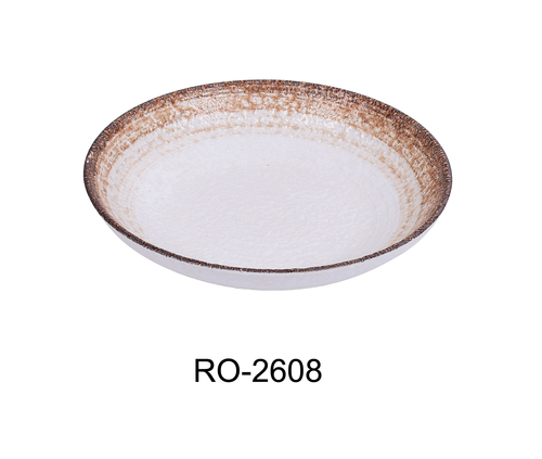 Yanco RO-2608 Rockeye-2 8" X 1 1/2" SALAD / SOUP PLATE 20 OZ