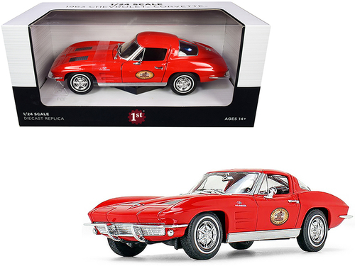 1963 Chevrolet Corvette Red \The Busted Knuckle Garage\" 1/24 Diecast