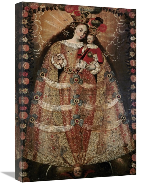 Global Gallery GCS-268619-22-142 22 in. The Virgin of Pomata with a Ro