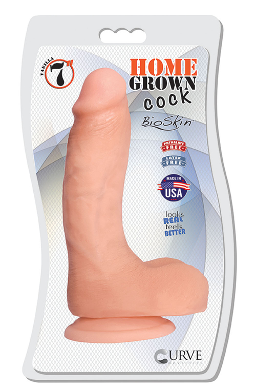 7" Home Grown Cock - Vanilla