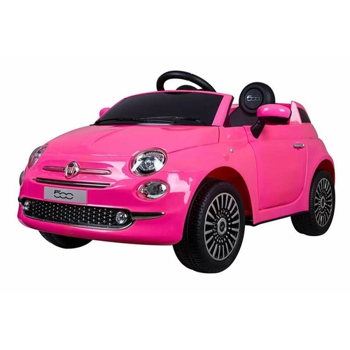 Children's Electric Car Injusa Fiat 500 Pink Radio control 12 V