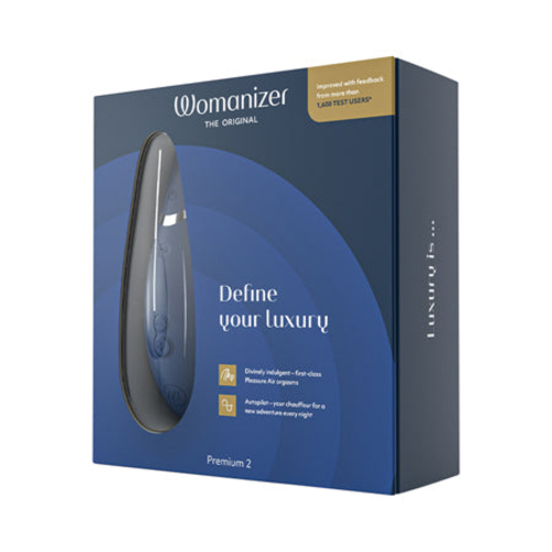 Womanizer Premium 2 Rechargeable Silicone Luxurious Pleasure Air