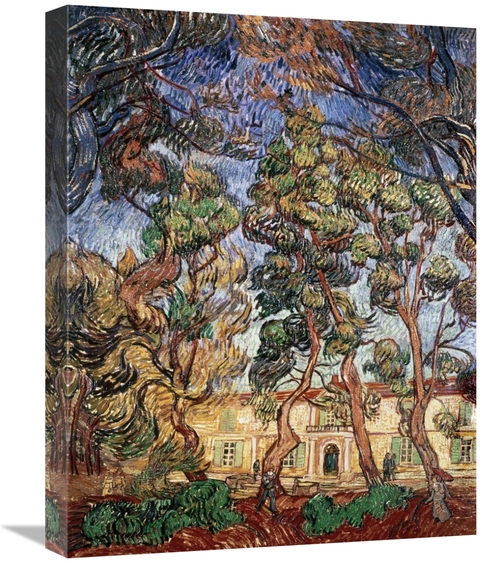 Global Gallery GCS-281321-22-142 22 in. Trees in the Garden of Saint-P