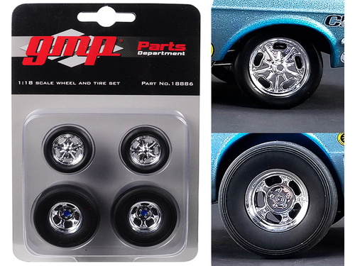 Wheels and Tires Set of 4 from Ohio George‚Äôs 1967 Ford Mustang Malco