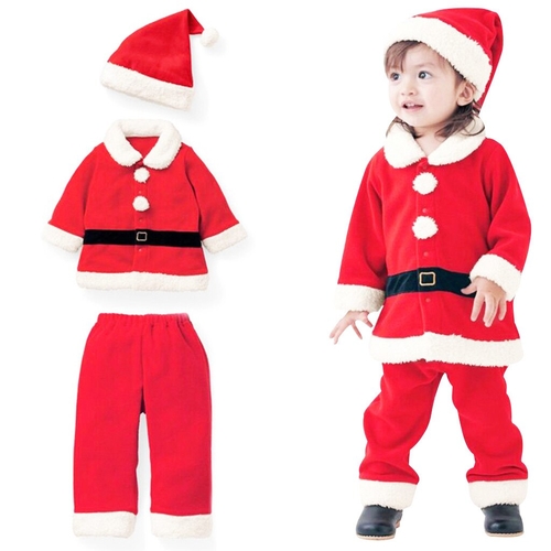 Toddler Baby Girls Boys Thick Christmas Santa