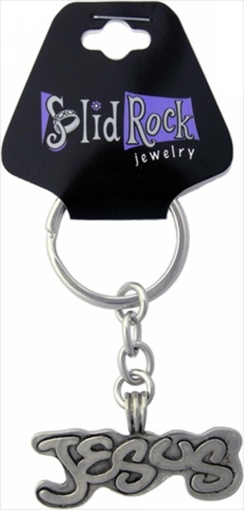 Solid Rock Jewelry 760782 Jumbo Jesus Key Chain