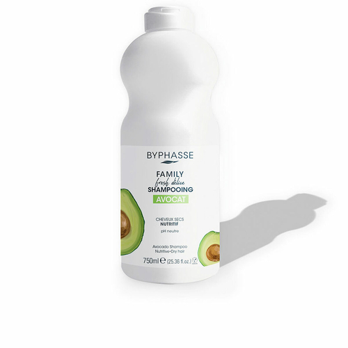 Nourishing Shampoo Byphasse Family Fresh Delice Dry Hair Avocado (750