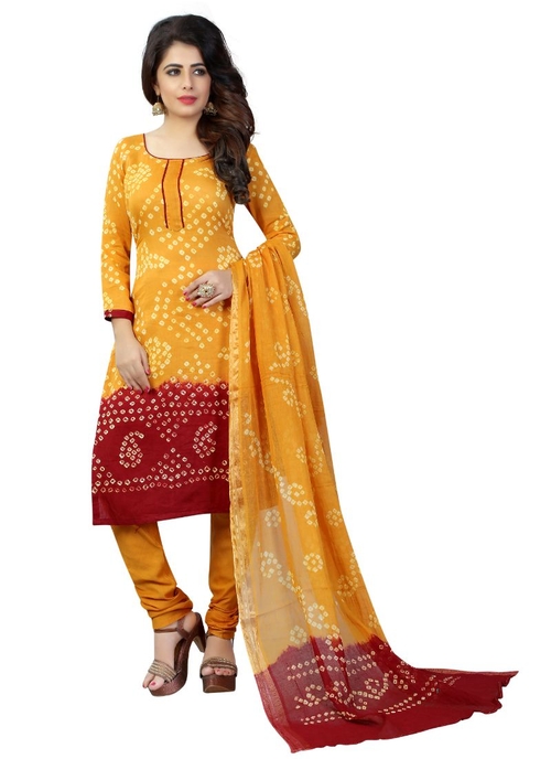 Generic Women's Satin Cotton Salwar Material