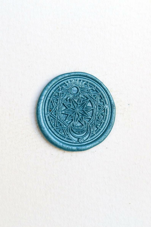 Sakura card captor Wax Seal Stamp /Sun moon star magic wax seal