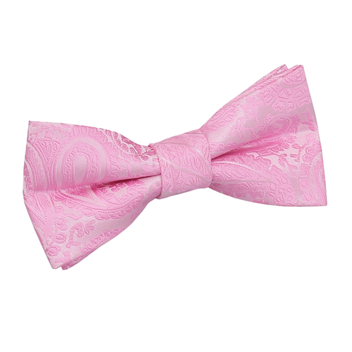 Paisley Pre-Tied Bow Tie - Boys - Baby Pink
