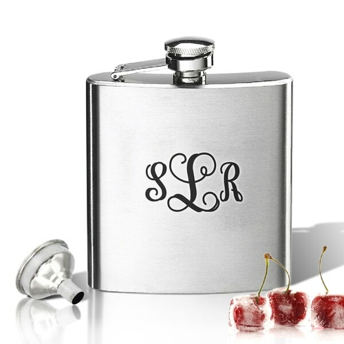 Stainless Steel Hip Flask (8 oz) Personalized to your desire