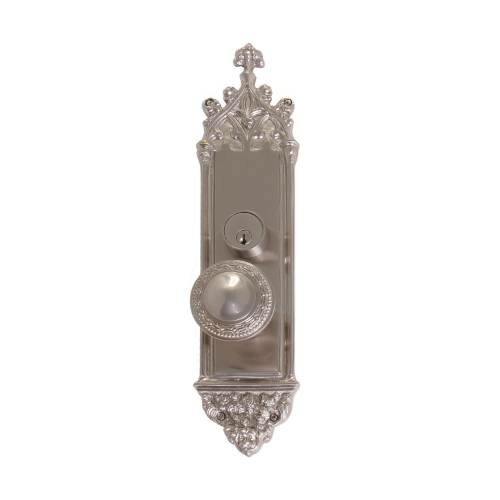 Brass Accents D04-K560D-LRL-613VB Interior Door Plate Double Dummy Set