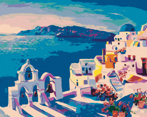 Paint by Numbers - SANTORINI WITH BELLS