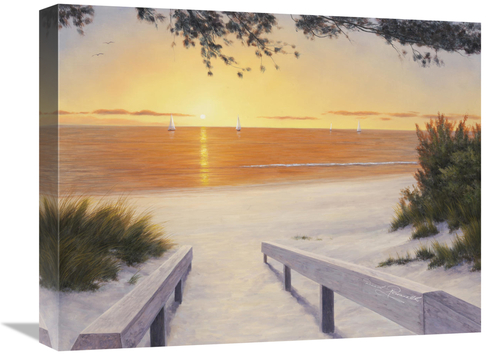 Global Gallery GCS-128448-1620-142 16 x 20 in. Evening Sunset Art Prin