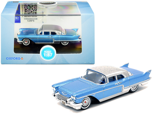 1957 Cadillac Eldorado Hardtop Copenhagen Blue Metallic with Silver