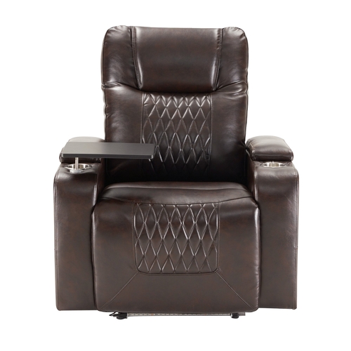 Power Motion Recliner with USB Charging Port and Hidden Arm Storage 2
