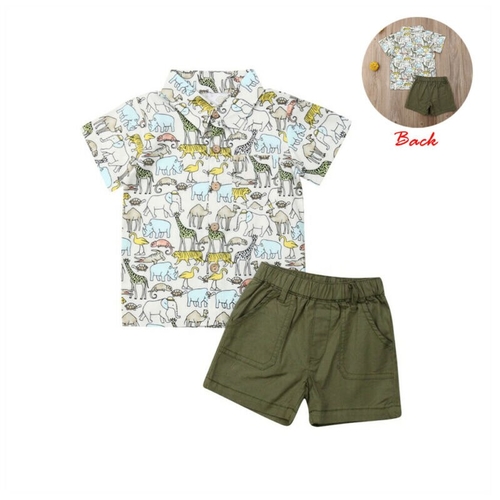 Kids Babies 2Pcs Summer Clothes Set Toddler Kids