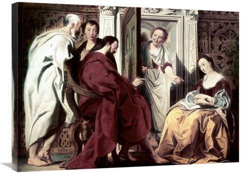 Global Gallery GCS-278088-36-142 36 in. Jesus at the House of Mary & M