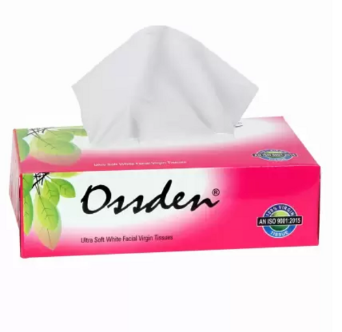 2 Ply Ultra Soft Tissue, Facial Tissue - 100 Pulls WHITE pack of 10