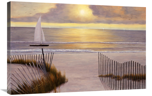 Global Gallery GCS-136054-2436-142 24 x 36 in. When the Sun Goes Down 