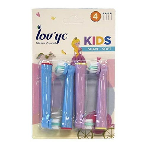 Spare for Electric Toothbrush Lovyc Lovyc 4 Units