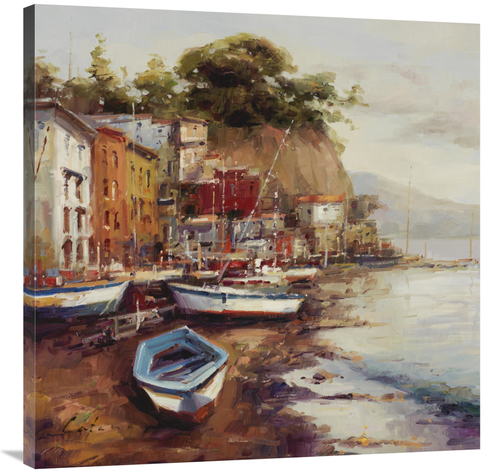 Global Gallery GCS-132561-3636-142 36 x 36 in. Drydock Art Print - Cat