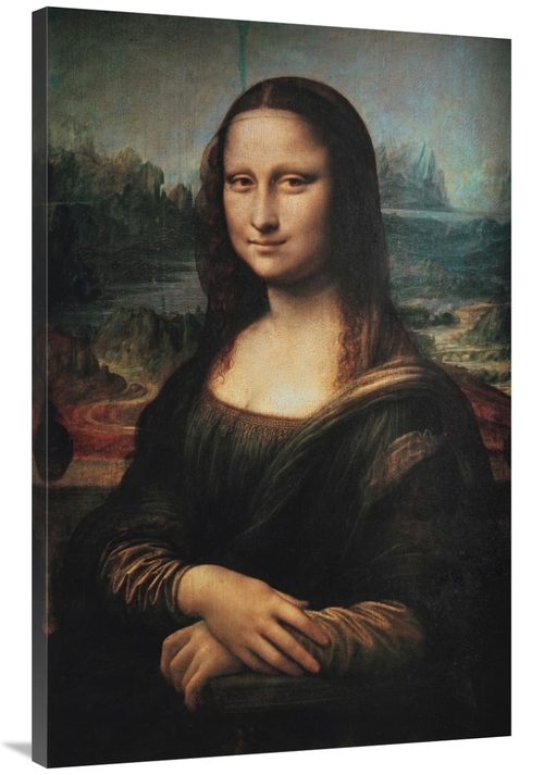 Global Gallery GCS-277248-44-142 44 in. Mona Lisa Art Print - Leonardo