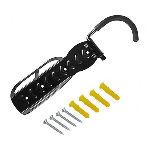Black Bicycle Racks Mountain 30kg Strong Bike Wall