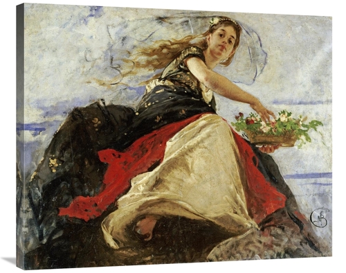 Global Gallery GCS-267704-36-142 36 in. Flora Art Print - Mose Bianchi