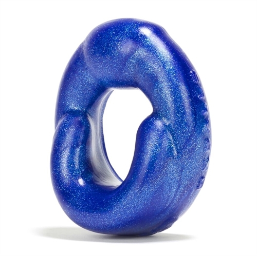 Grip Cockring Fat Padded U-Shaped Cockring - Blue Balls