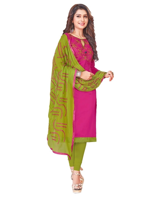 Generic Women's Glaze Cotton Salwar Material