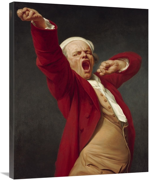 Global Gallery GCS-455035-2835-142 28 x 35 in. Self-Portrait, Yawn