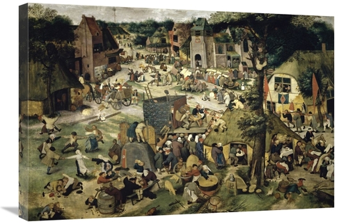 Global Gallery GCS-281799-30-142 30 in. Village Celebration - I Art Pr