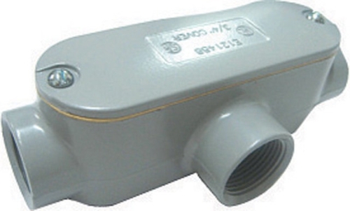 Gampak 02-55643T 1 in. Threaded Conduit Body Rigid Type T