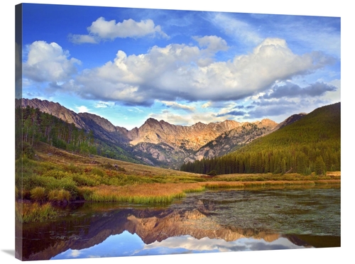 Global Gallery GCS-396011-3040-142 30 x 40 in. Mt Powell & Piney Lake&