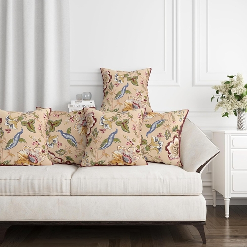 Clovertico Handmade Throw/Pillow Cushion Covers :100% Cotton Fabric :